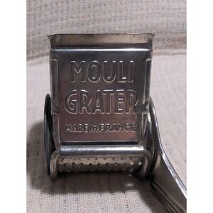 Vintage Moulin Grater Made in France Hand Crank Cheese Nut Grater Kitchen Tool